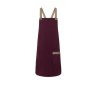 Tablier à bavette urban-look avec bretelles croisées et poche