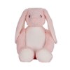 Peluche lapin avec ouverture zippée