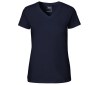 Tee-shirt femme col v