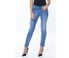 Jean femme slim stone brossé