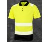 Polo haute visibilité en polyester recyclé