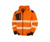 Sweat capuche zippé hv en polyester recyclé