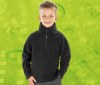 Polaire col zippé enfant en polyester recyclé