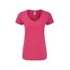 Tee-shirt femme col v