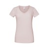 Tee-shirt femme col v