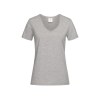 Tee-shirt femme col v