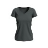 Tee-shirt femme col v