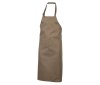 Tablier à bavette 100% coton avec poche