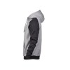 Sweat capuche manches contrastées