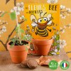 Carte nature fleurs des abeilles