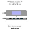 NOSHUKU - HUB 5 EN 1 - USB TYPE-C