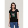 MOON T-SHIRT FEMME COL V
