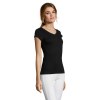 MOON T-SHIRT FEMME COL V