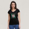 MOON T-SHIRT FEMME COL V