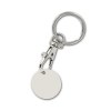 PORT-CLE MOUSQUETON METAL AVEC JETON BIO
