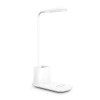Lampe de bureau avec chargeur induction 10 w et pot à crayon