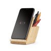 LEAVITT. Chargeur sans fil en bambou