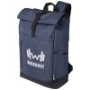 Sac à dos Hoss recyclé GRS avec rabat enroulable pour ordinateur portable de 15,6" 12L