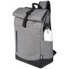 Sac à dos Hoss recyclé GRS avec rabat enroulable pour ordinateur portable de 15,6" 12L
