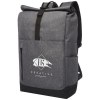 Sac à dos Hoss recyclé GRS avec rabat enroulable pour ordinateur portable de 15,6" 12L
