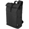 Sac à dos Hoss recyclé GRS avec rabat enroulable pour ordinateur portable de 15,6" 12L