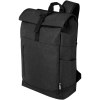 Sac à dos Libra recyclé GRS avec rabat enroulable pour ordinateur portable de 15,6" 12L