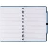 Carnet à spirale en fibre de paille avec couverture en PP Massimo
