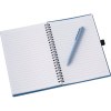 Carnet à spirale en fibre de paille avec couverture en PP Massimo