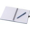 Carnet à spirale en fibre de paille avec couverture en PP Massimo