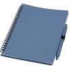 Carnet à spirale en fibre de paille avec couverture en PP Massimo