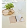 Carnet à spirale en fibre de paille avec couverture en PP Massimo