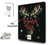 Calendrier de l'avent 2021 Amandes - Chocolat Lait ou Gianduja - Le Petit Carré de Chocolat®