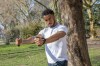 Elastique avec poignée dans une pochette