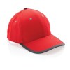 Casquette contraste 6 panneaux coton recyclé Impact AWARE™