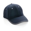 Casquette contraste 6 panneaux coton recyclé Impact AWARE™