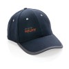 Casquette contraste 6 panneaux coton recyclé Impact AWARE™