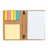 Carnet A6 de notes autocollantes avec stylo
