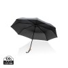 Mini parapluie 20.5 rPET 190T poignée bambou Impact AWARE