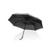 Mini parapluie 20.5 rPET 190T poignée bambou Impact AWARE