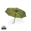 Mini parapluie 20.5 rPET 190T poignée bambou Impact AWARE