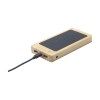 Puissante batterie externe, de haute capacité et chargeur en bambou naturel certifié FSC 100%, avec une batterie lithium-polymère intégrée (8000 mAh)