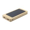 Puissante batterie externe, de haute capacité et chargeur en bambou naturel certifié FSC 100%, avec une batterie lithium-polymère intégrée (8000 mAh)