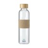 Bouteille de forme longiligne et anti-fuite en verre borosilicaté de haute qualité