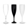 FLUTE A CHAMPAGNE EN PLASTIQUE REUTILISABLE TRITAN 14 cl RAS BORD