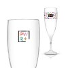 FLUTE A CHAMPAGNE EN PLASTIQUE REUTILISABLE TRITAN 14 cl RAS BORD