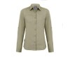 Chemise manches longues en polyester recyclé femme