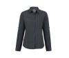 Chemise manches longues en polyester recyclé femme