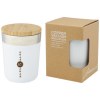 Gobelet Lagan de 330 ml en acier inoxydable avec isolation par le vide et couche de cuivre, avec couvercle en bambou