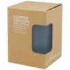 Gobelet Lagan de 330 ml en acier inoxydable avec isolation par le vide et couche de cuivre, avec couvercle en bambou