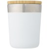Gobelet Lagan de 330 ml en acier inoxydable avec isolation par le vide et couche de cuivre, avec couvercle en bambou